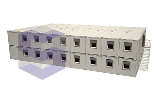 Модульная гостиница на 100 человек МГК-6